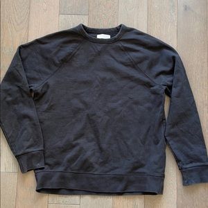 EVERLANE 100% cotton black sweatshirt XL